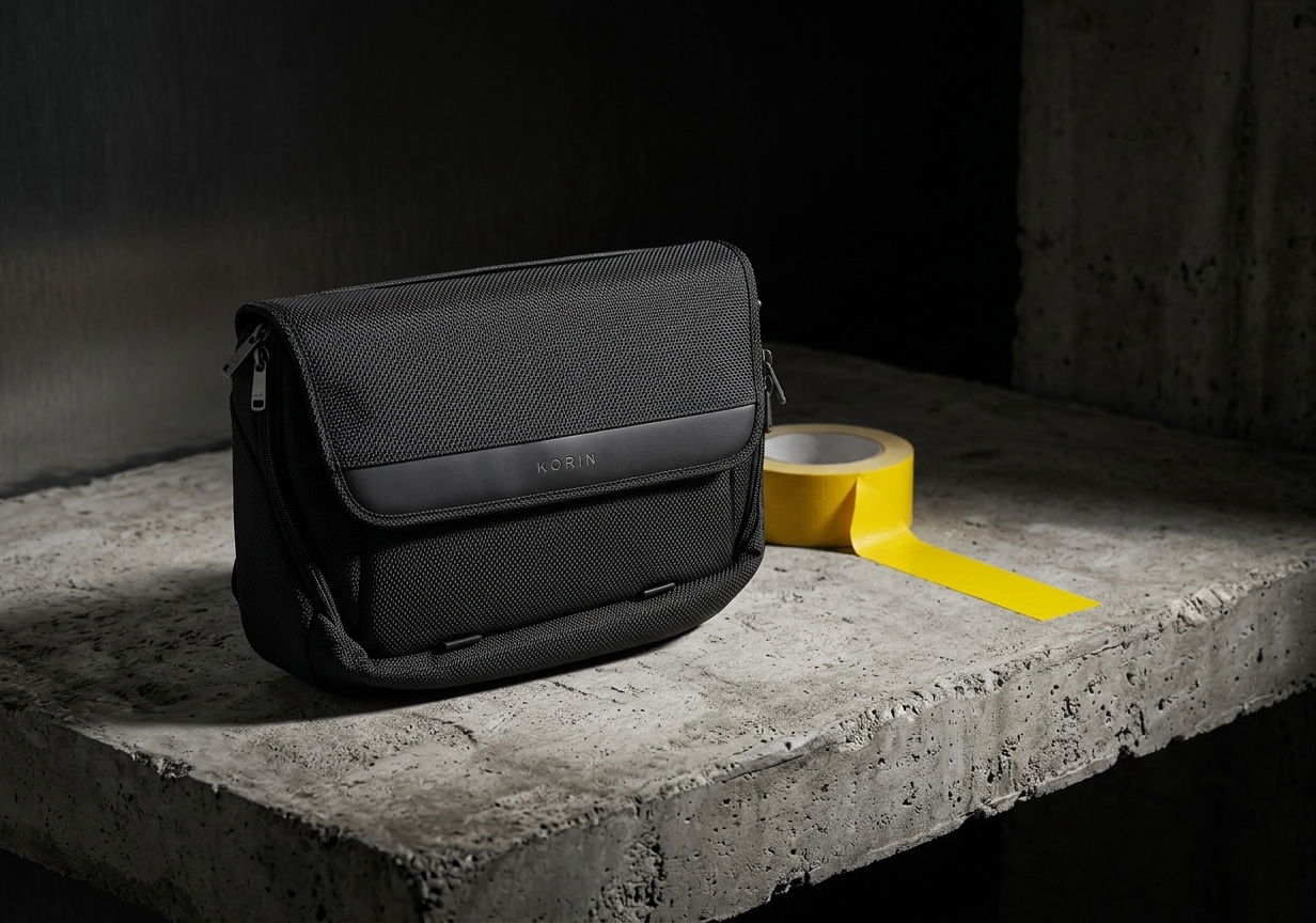 Slash-proof Korin sling bag produced as a corporate gifting premium by SOS Station